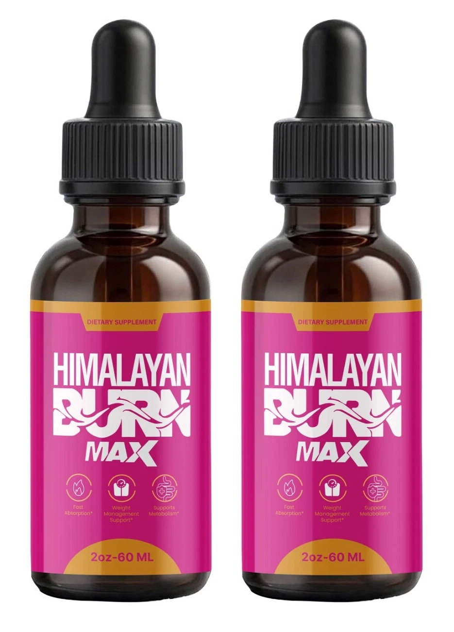 (2 Pack) Himalayan Burn Max Drops, Himalaya Burn Max Advanced Supplement