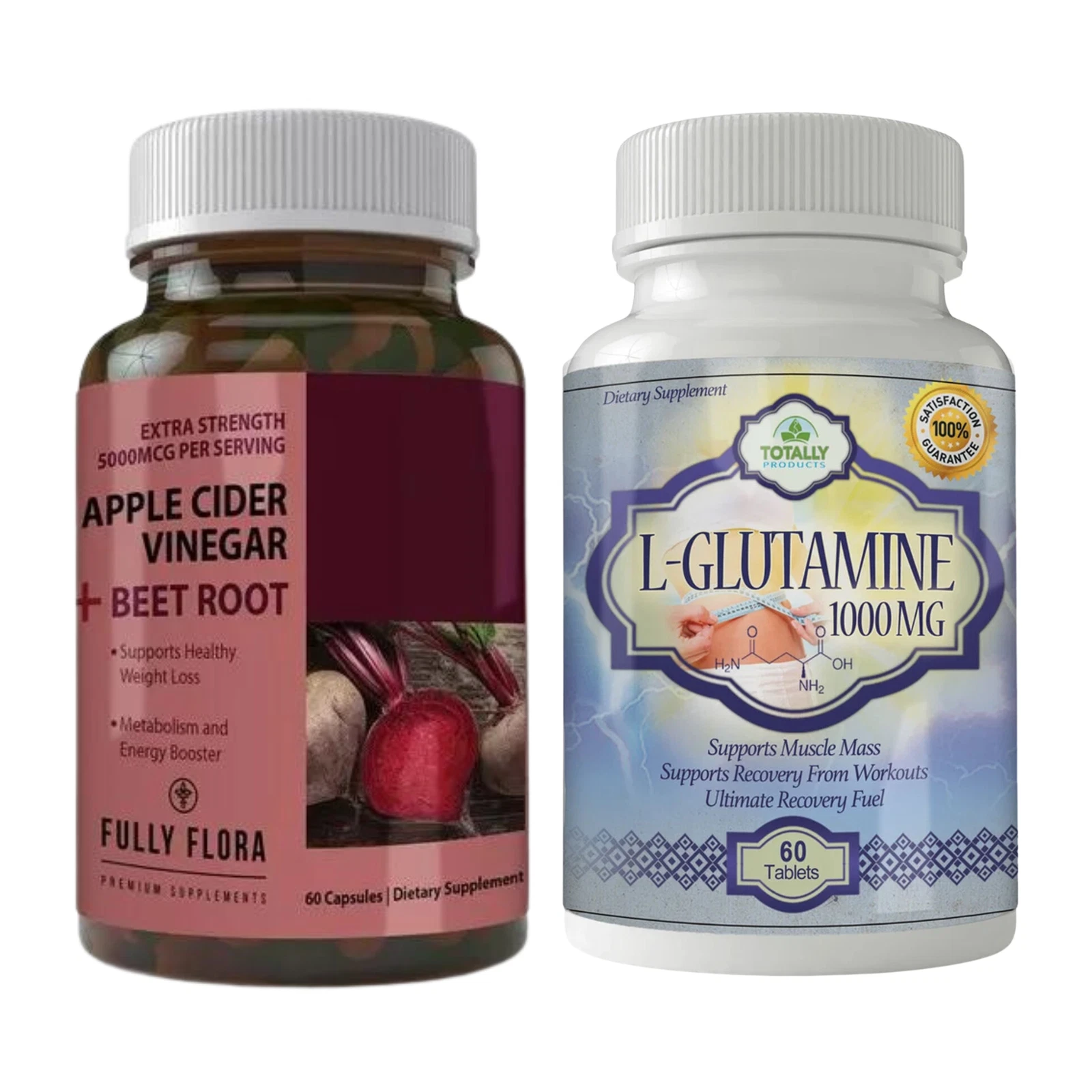 Apple Cider Vinegar Beet Root Weight Loss L-Glutamine Supplement Muscle Growth