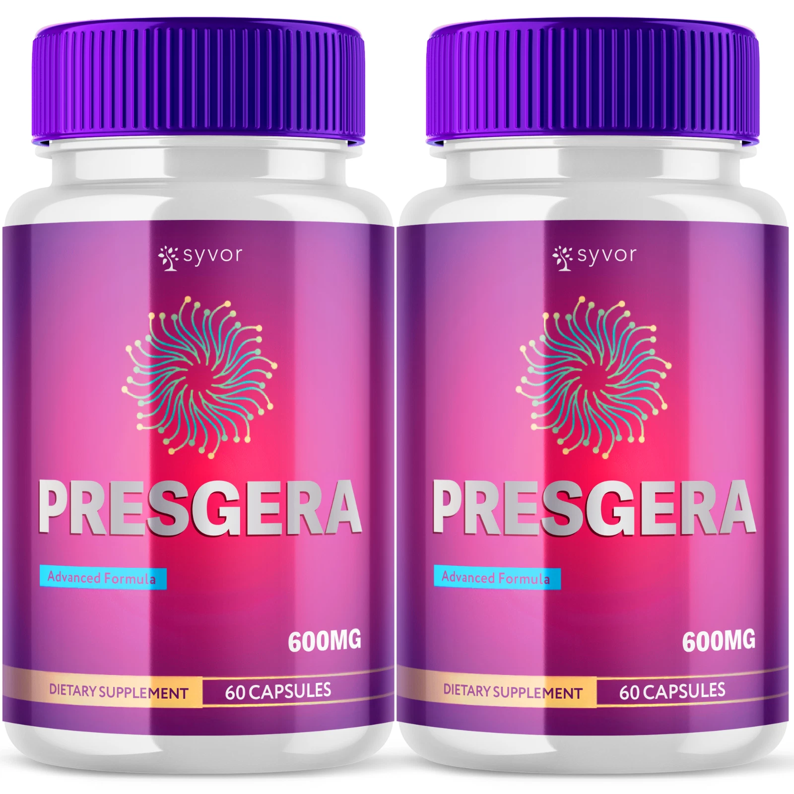 Presgera Advanced Nerve Support Formula Maximum Strength Vitamin 120 Capsules