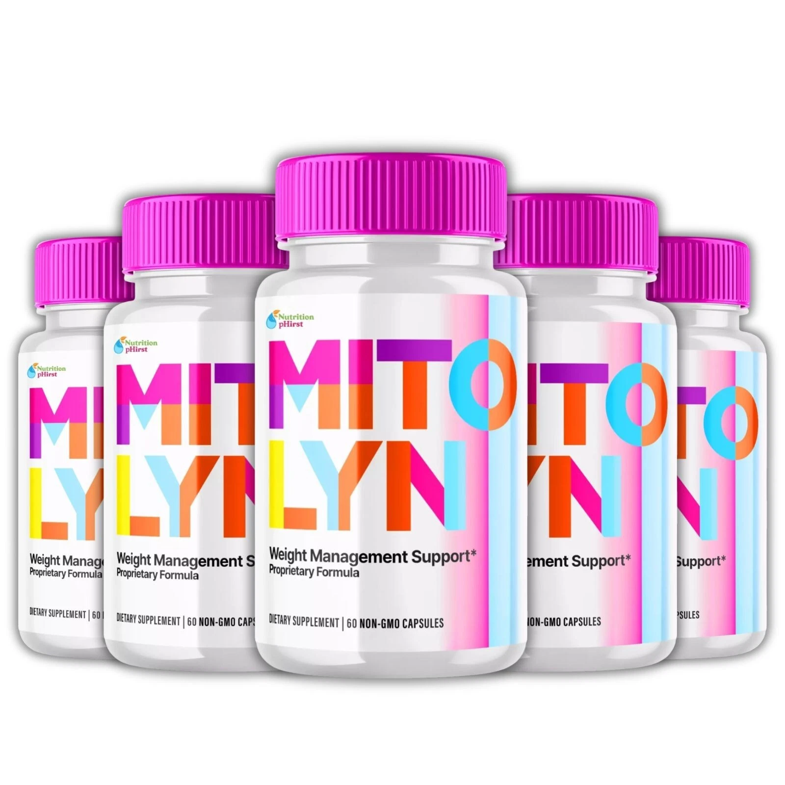 Mitolyn Advanced Weight Loss Support Mito Lyn Maximum Strength 60ct 5 Pack
