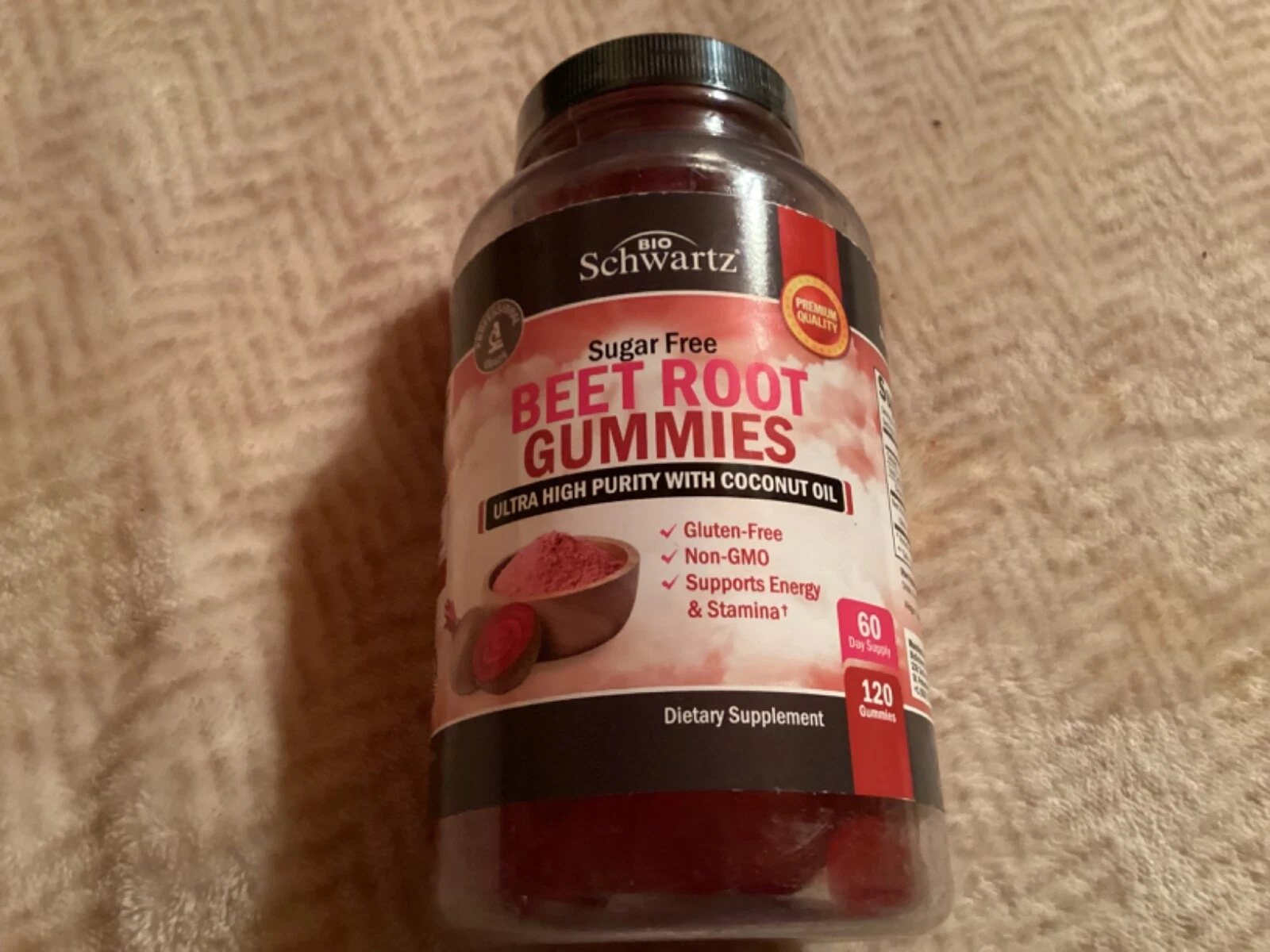 bioschwartz sugar free beet root gummies 120 gummies Exp 2/2025