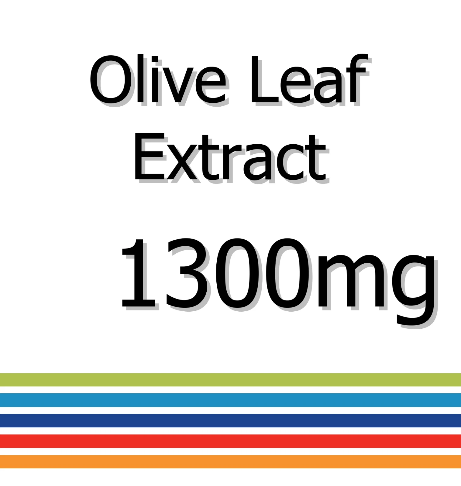 Olive Leaf Extract 1300mg x 30 Tablets - Antibacterial Agent