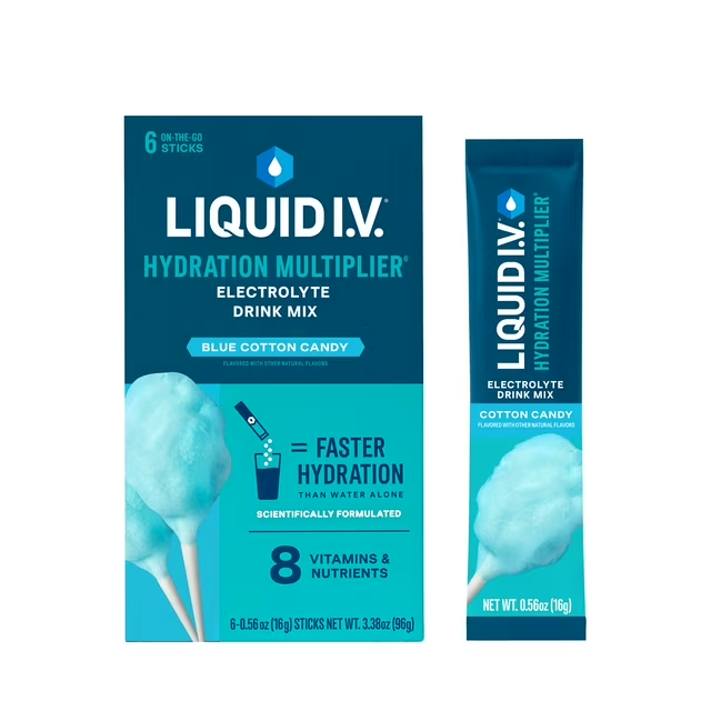 Liquid I.V.® Cotton Candy Hydration Multiplier® Powdered Electrolyte Drink Mix