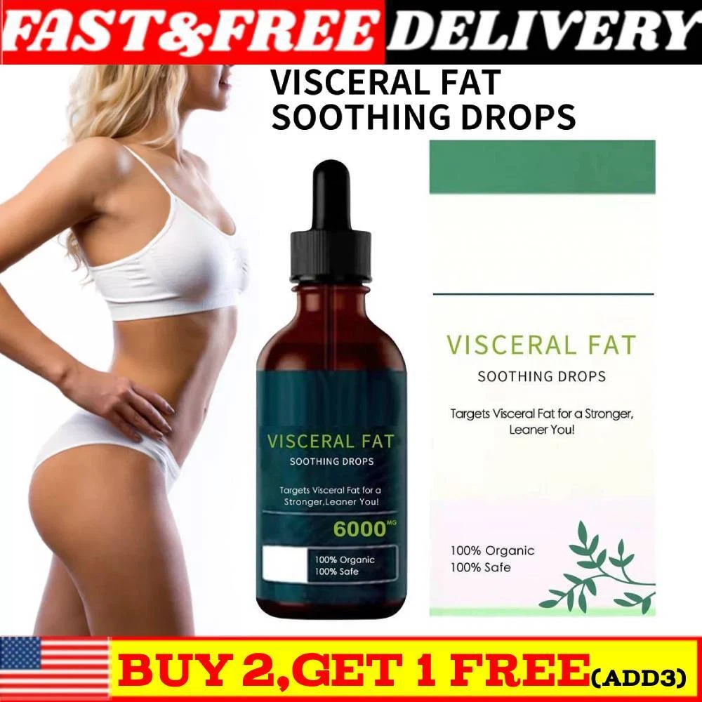 Belly Fat-Burner Drops to Lose Stomach Fat Weight-Loss Drops for Women Men New·-
