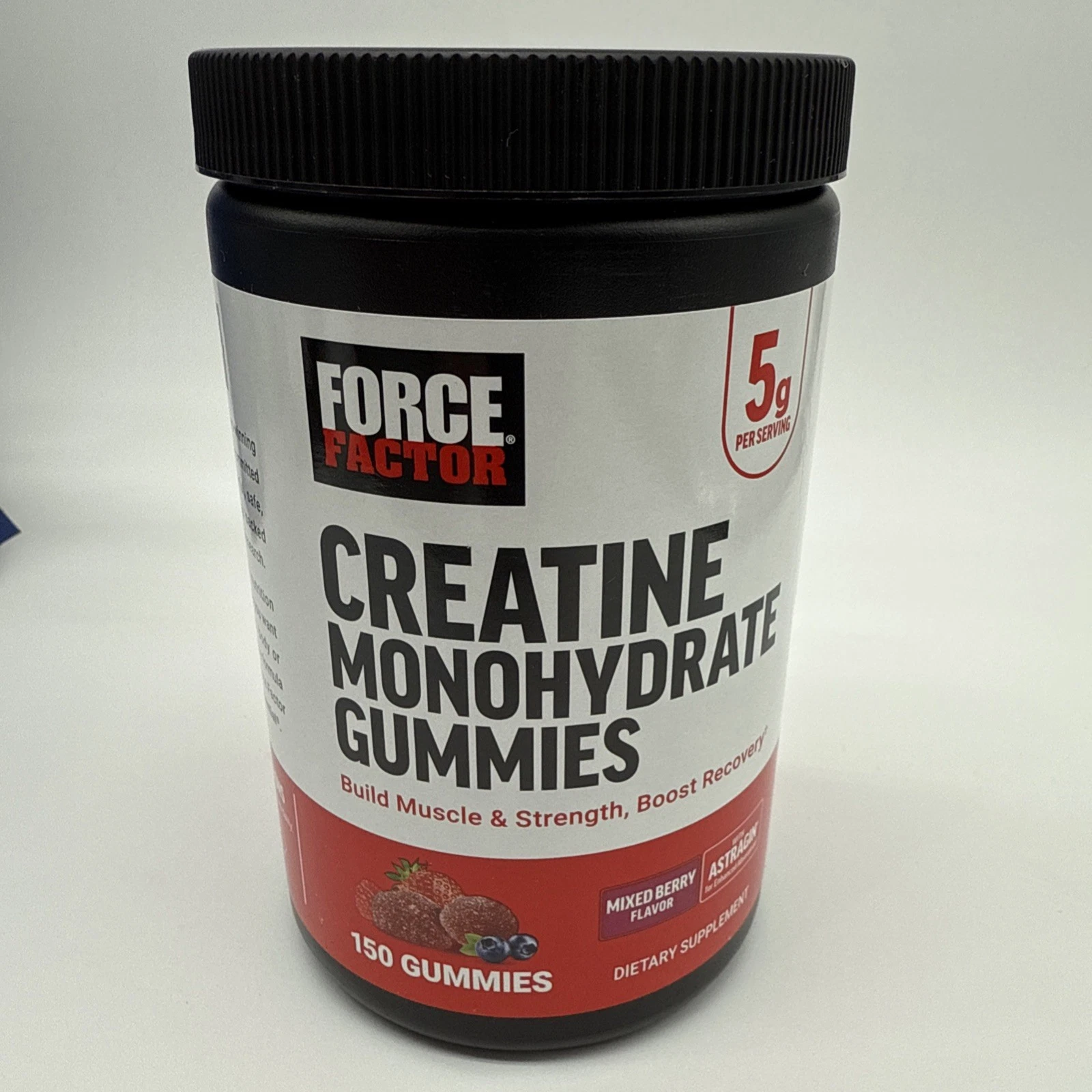 Force Factor Creatine Monohydrate Gummies 150 New