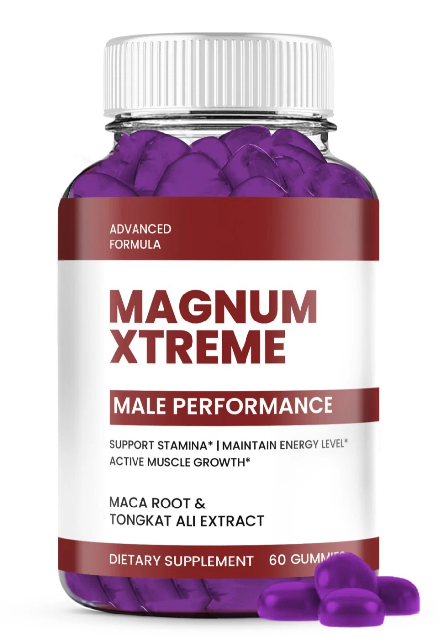 Magnum Xtreme Gummies For Men, Magnum Extreme Advanced Formula ( 1 Pack )