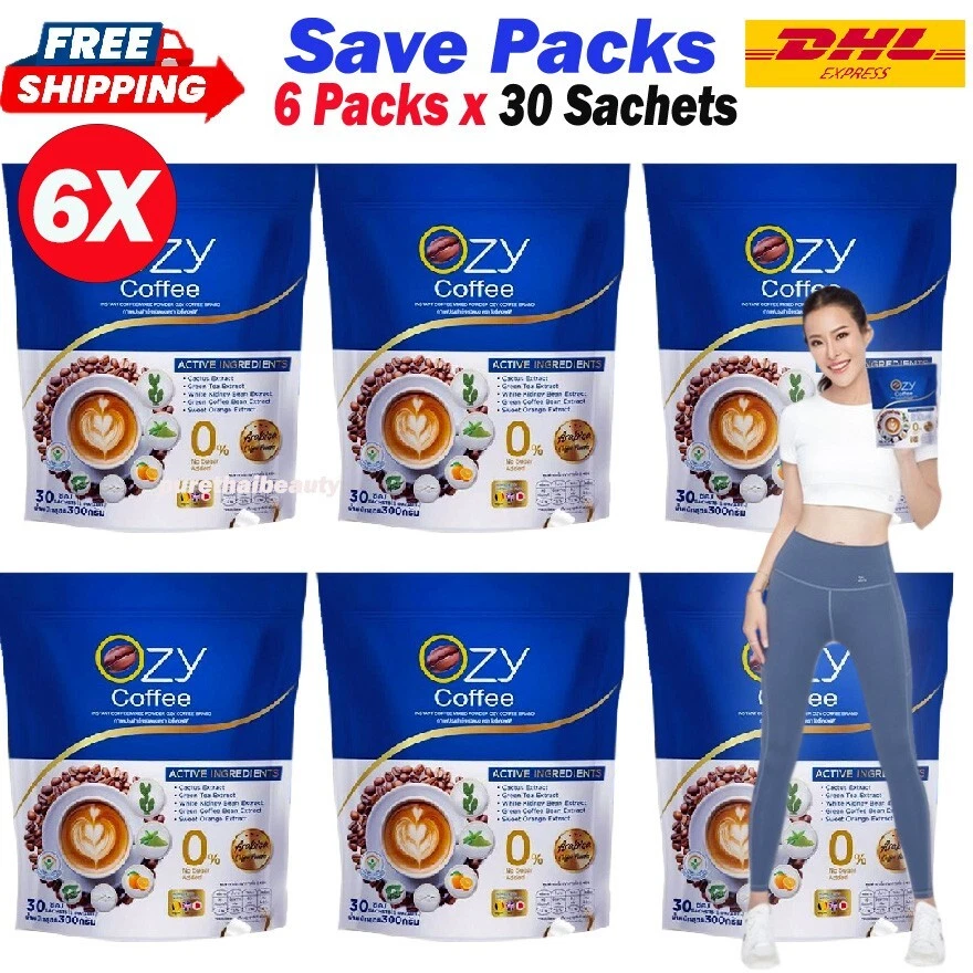 6X Ozy Coffee Dietary Supplement Weight Control Detox Slimming 5in1 Healthy
