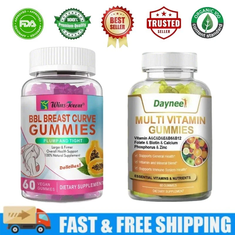 Women's Health Body Package: Chest Curve Enhancement Candy+Multi Vitamin Candy