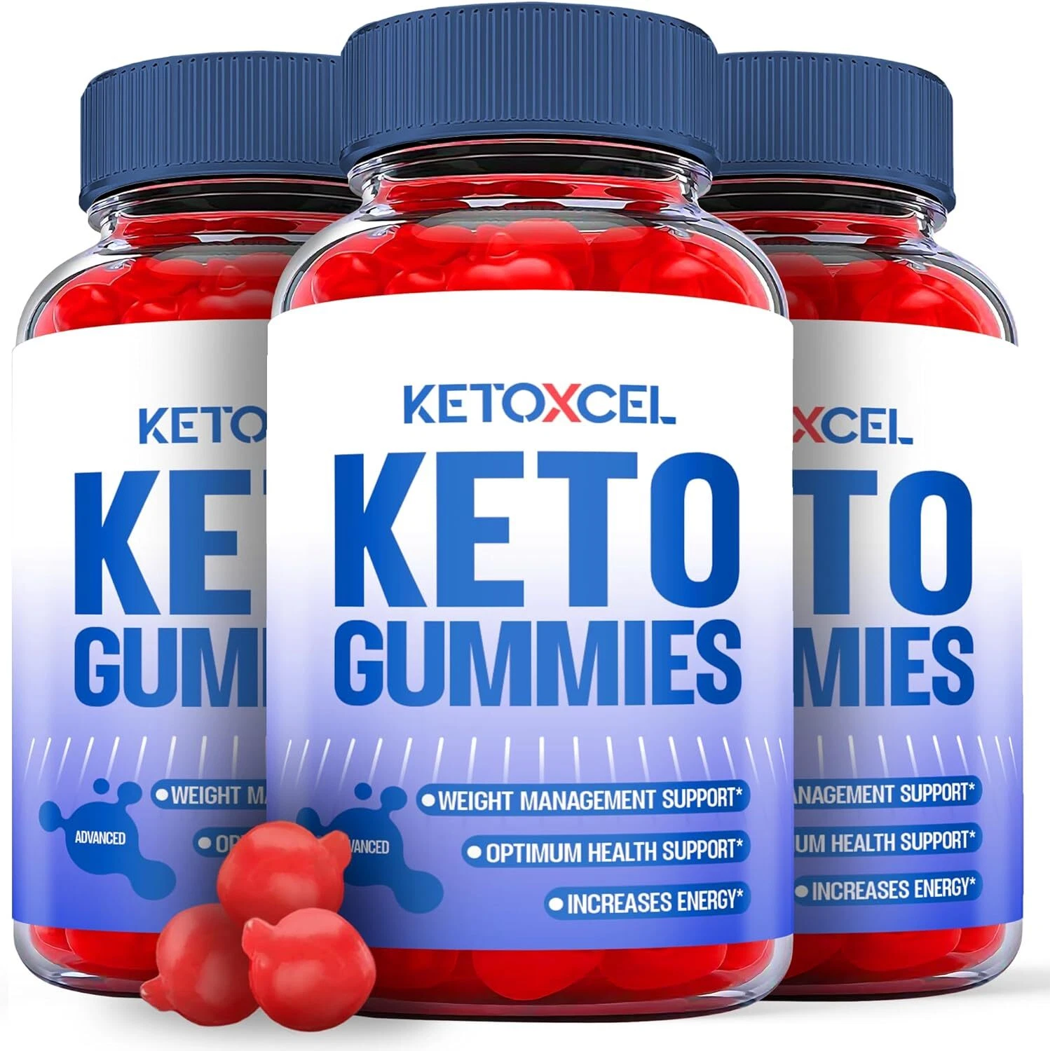Ketoxcel Keto Gummies - KetoXcel ACV Keto Gummys Weight Loss ORIGINAL - 3 Pack