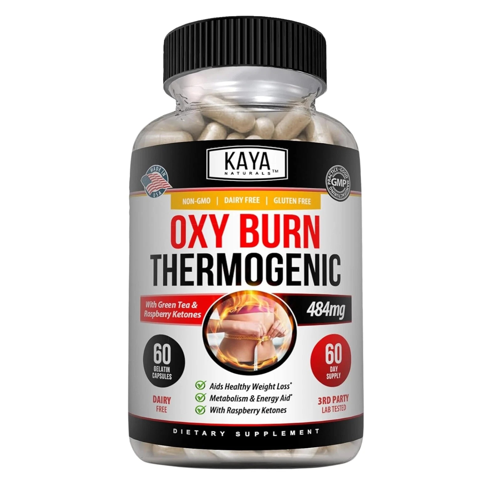Kaya Naturals Supreme Fat Burner - Weight Loss Pills for Women & Men Metaboli...