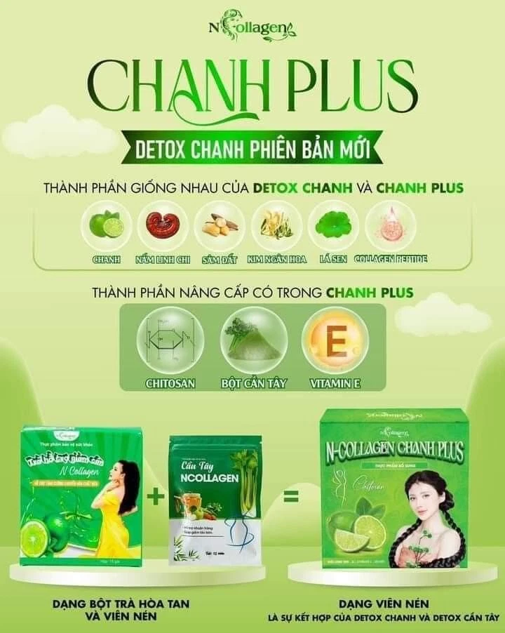 DetoxLemon NEW (Exp 06/2027) W.Loss N Collagen +Tang 1 Dtox -Tra Giam Can