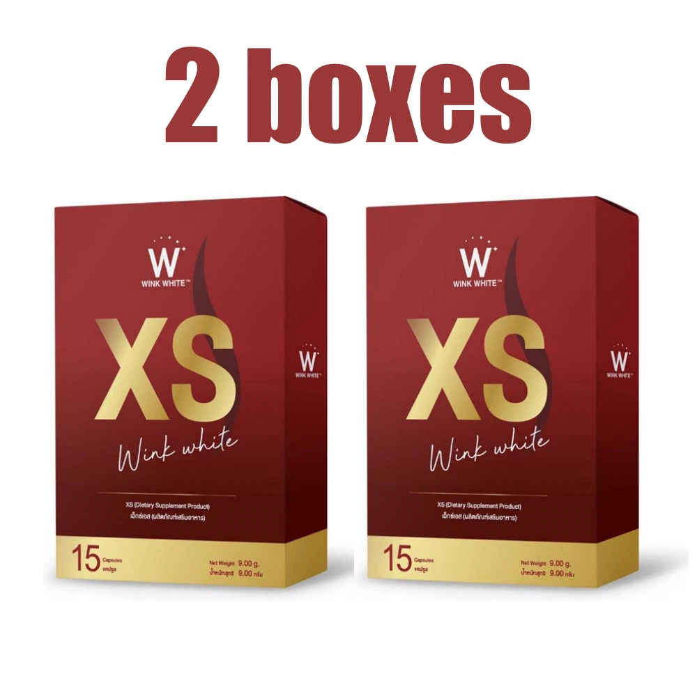2X Wink White XS Supplement Weight Loss Dietary Natural Extracts Reduce Fat