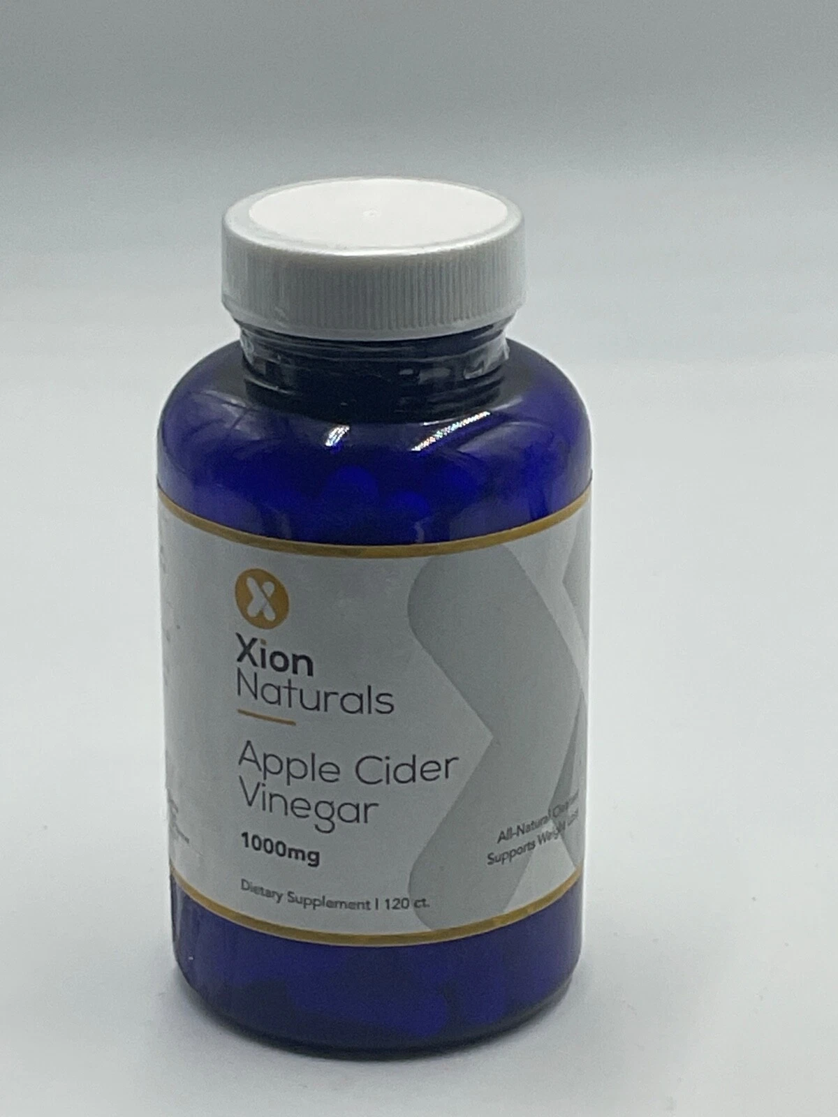 Xion Naturals Apple Cider Vinegar Capsules 1000 mg 120 Capsules