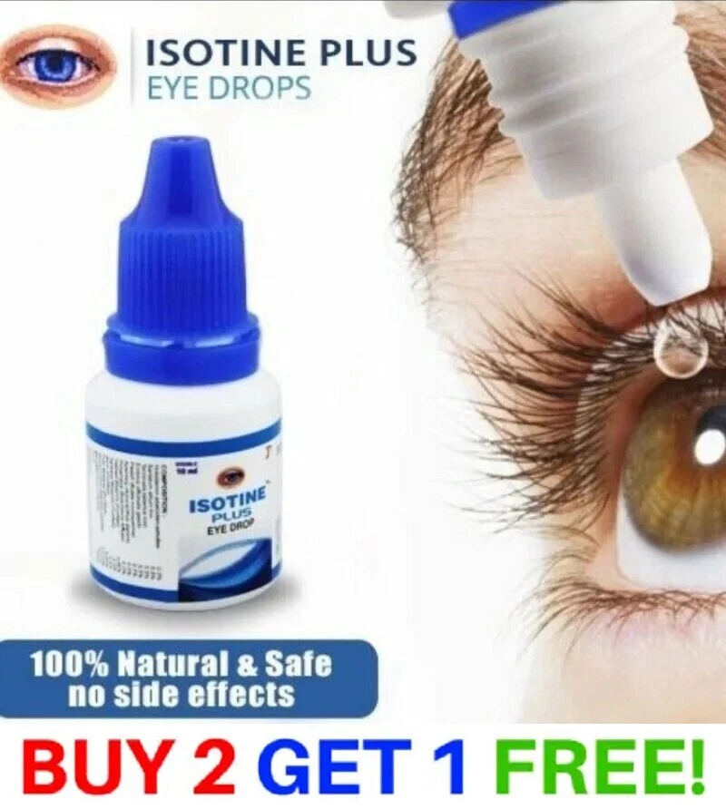 Best Cataract Eye Drop, Isotine Plus, Glaucoma, Non-Carnosine (NAC) Eye Drop