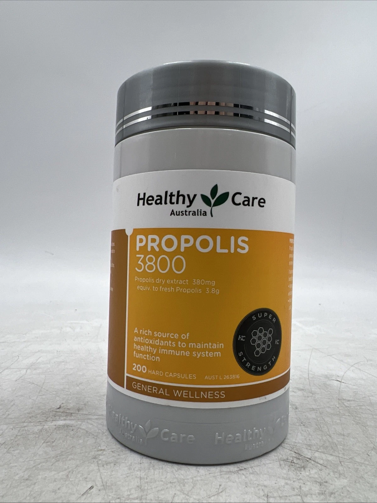 Healthy Care Propolis 3800mg (200 Capsules) EXP: 05/2027