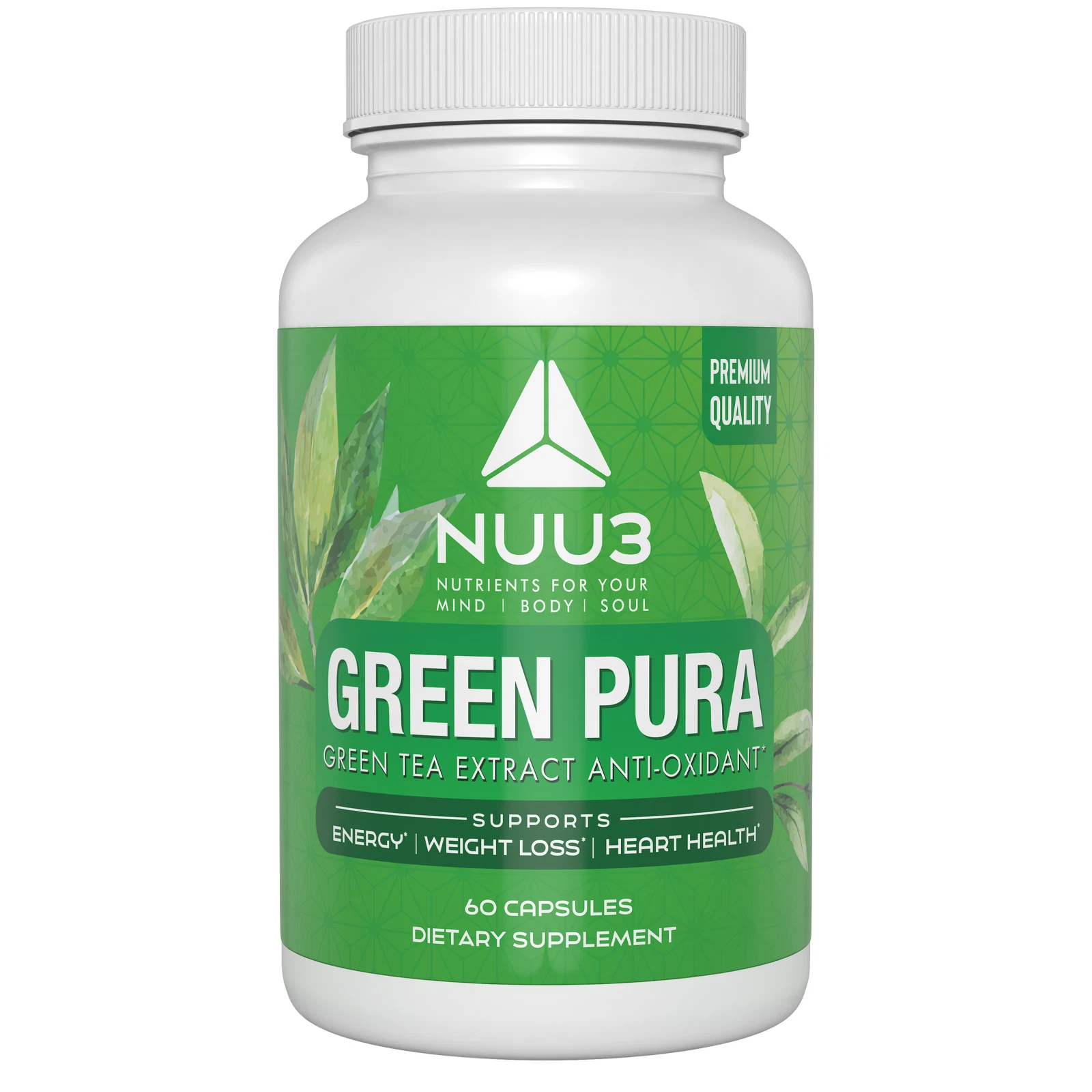 Green Pura Green Tea Extract | 300mg Capsules | Antioxidant & Metabolic Support