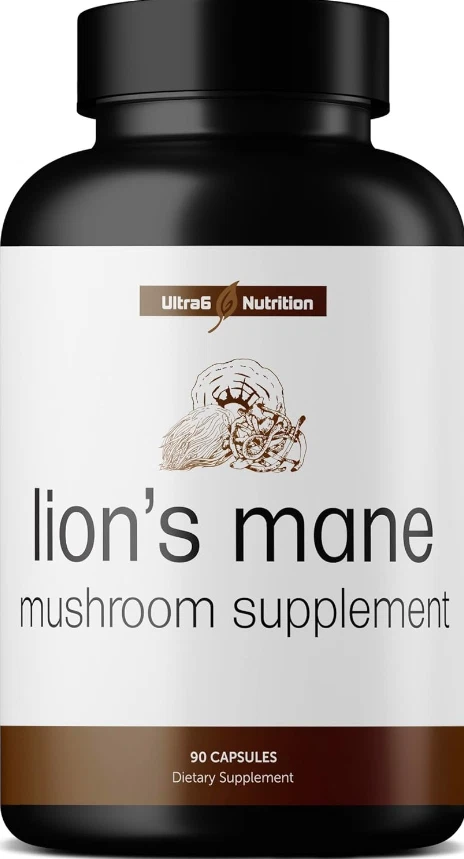 Capsulas De Hongo Suplemento De Melena De Leon (Un Suministro Para Un Mese90C