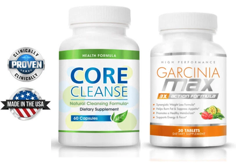 Core Cleanse + Garcinia Max (3x Action Formula)|Energy Booster|Detox|Fat Burner