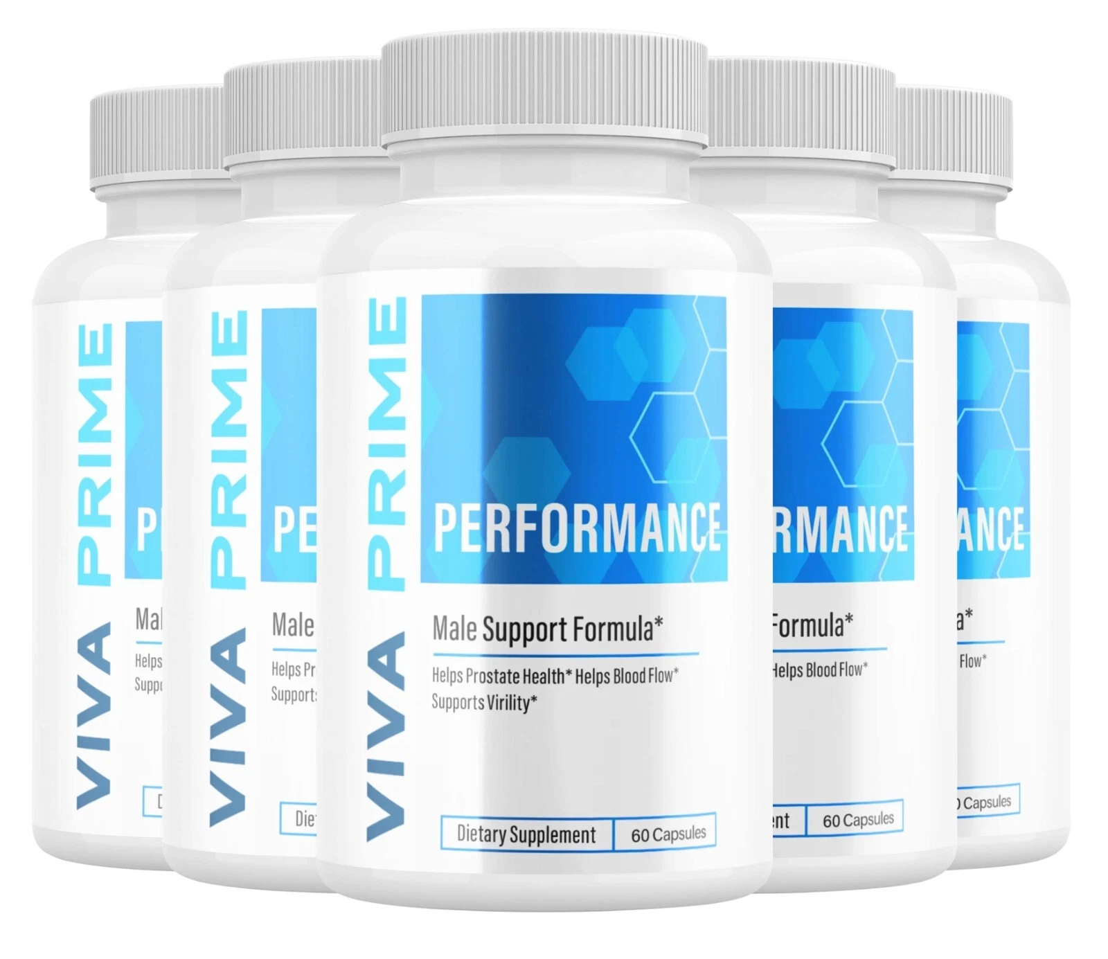 (5 Pack) Viva Prime Performance Capsules, VivaPrime Advanced Pills