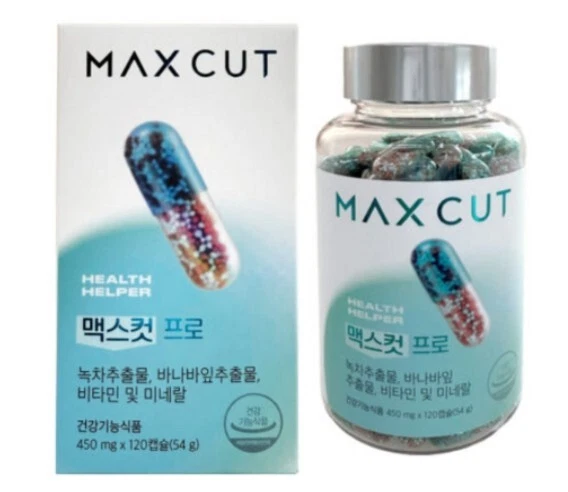 Health Helper Max Cut Pro 120 Capsules / Green Tea & Banaba Leaf Extract