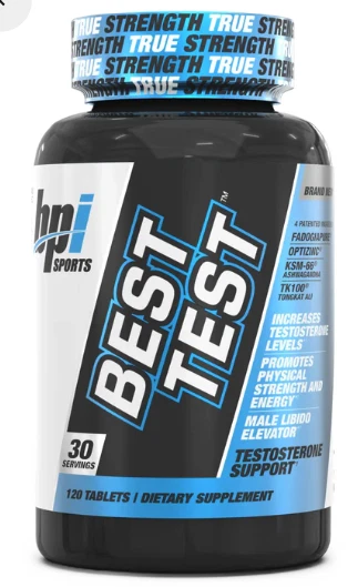 BPI Best TEST 120 Tabs Energy and Strength