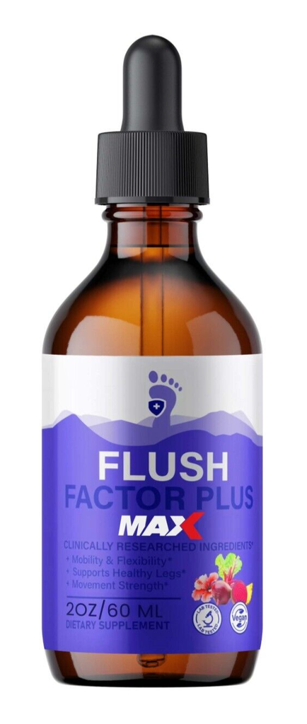 Flush Factor Plus MAX Drops for Mobility & Gut Support ( 1 Pack )