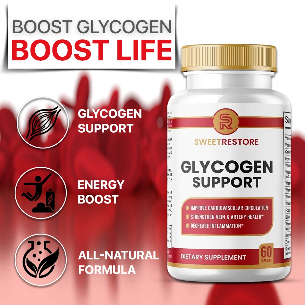 (1 PACK) Sweet Restore Glycogen Support Capsules, Joint Support (60 Capsules)