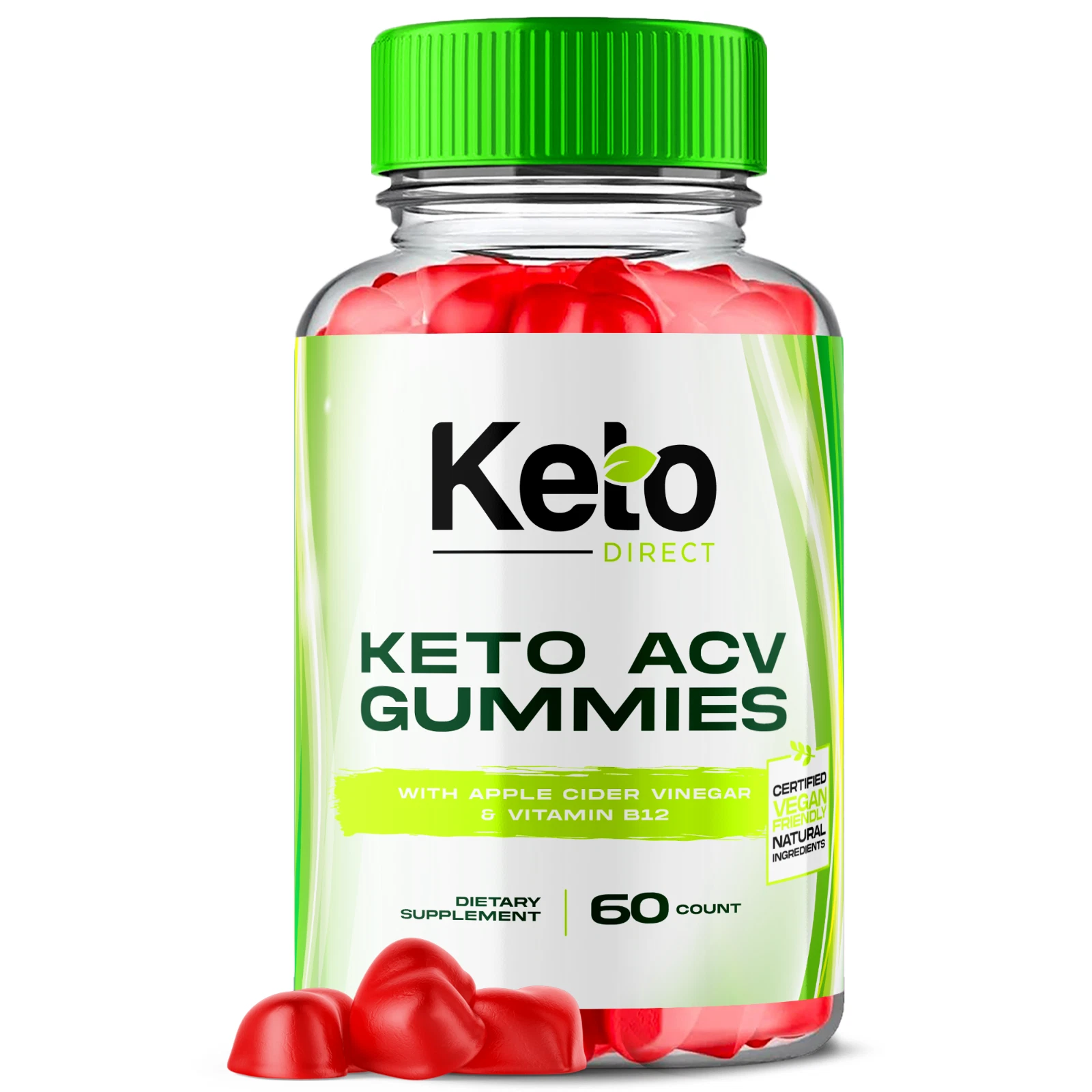 Keto Direct Keto, Keto Direct Diet Keto ACV Gummies for Weight Loss (60 Gummies)
