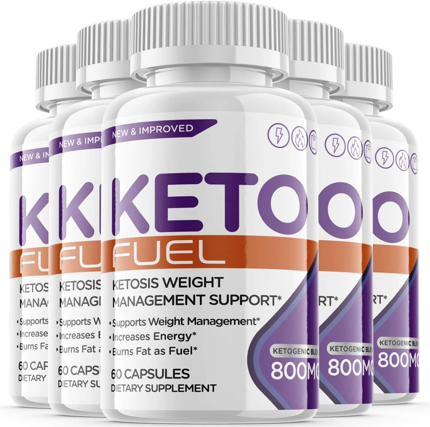 (5 Pack) Keto Fuel Pills - Keto Fuel Supplement For Weight Loss - 300 Capsules