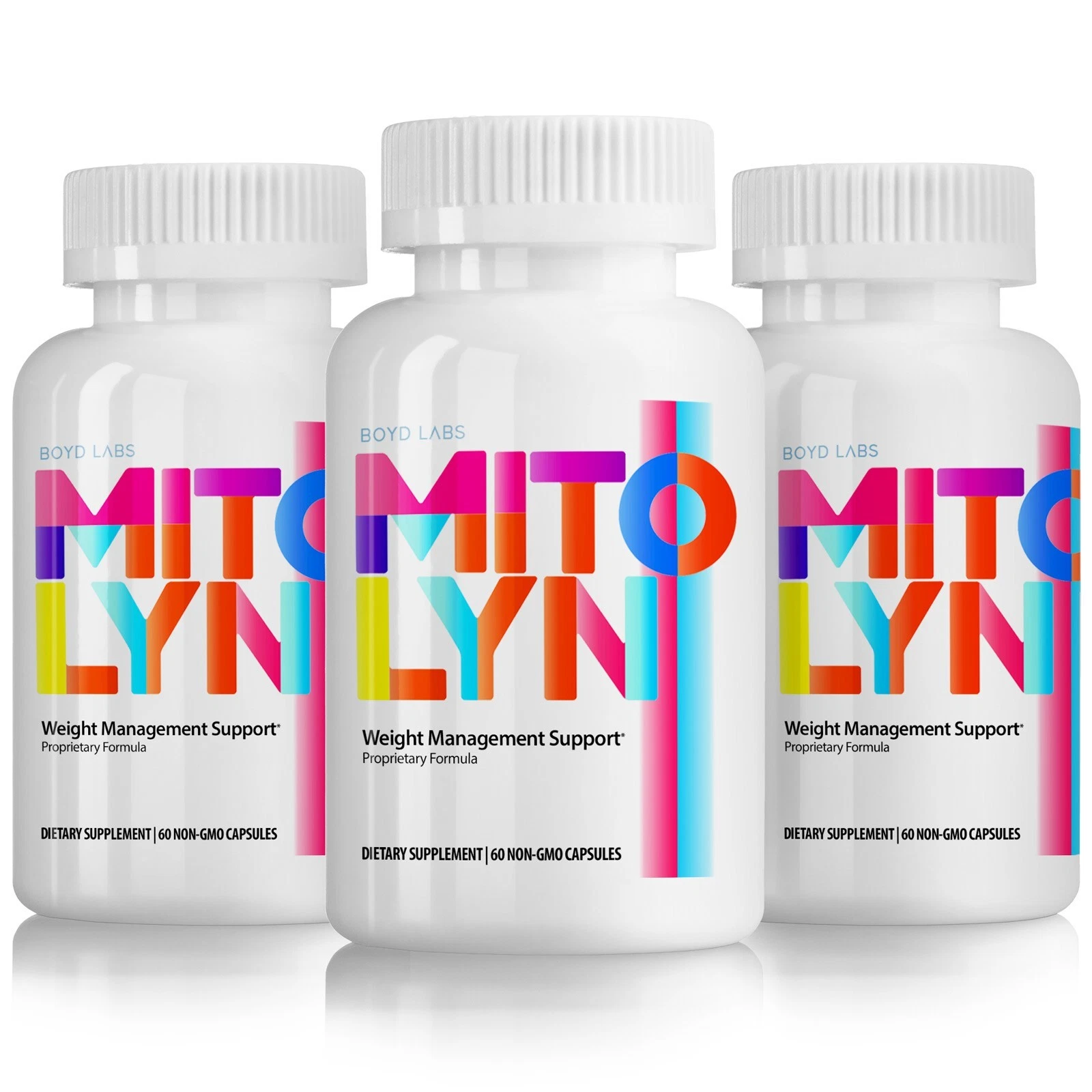 (3 Pack) Mitolyn Weight Loss Supplement Capsules Extra Strength Diet Pills (180)