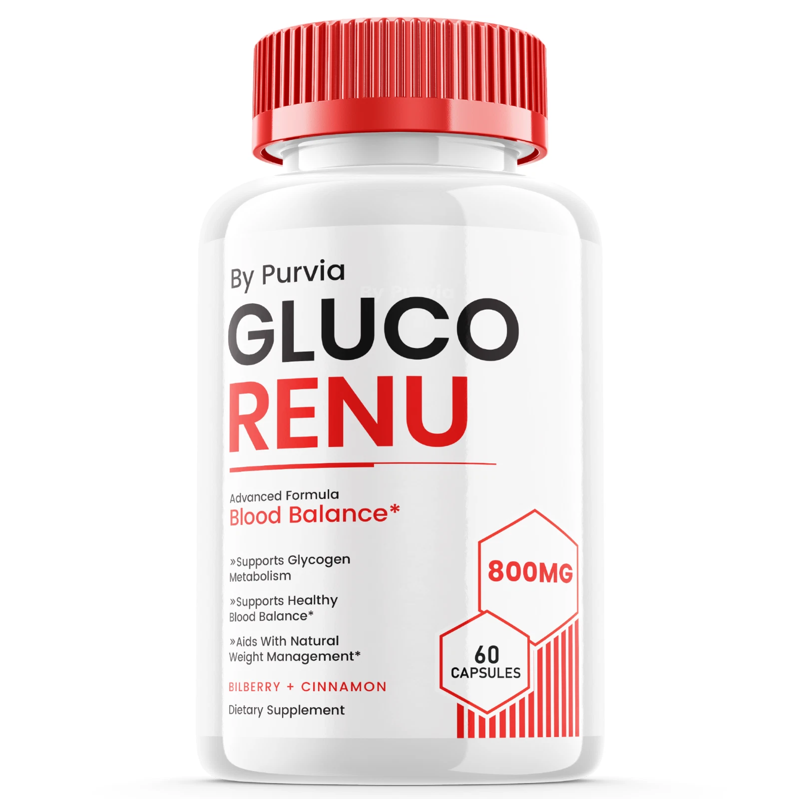 Gluco Renu Capsules for Overall Blood Health Support Advanced Formula Supplement