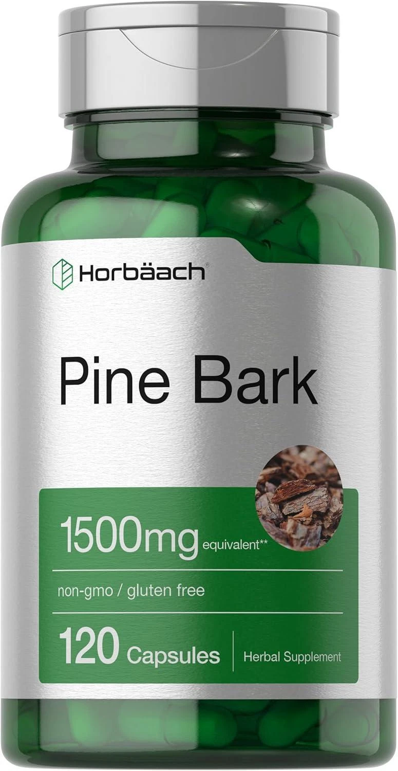 Pine Bark Extract 1500 Mg French Maritime Whole Body Nourishment, 120 Capsules