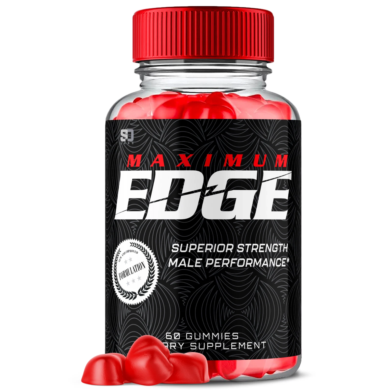 Maximum Edge Male Health Gummies Superior Strength Male Performance 60ct 1 Pack
