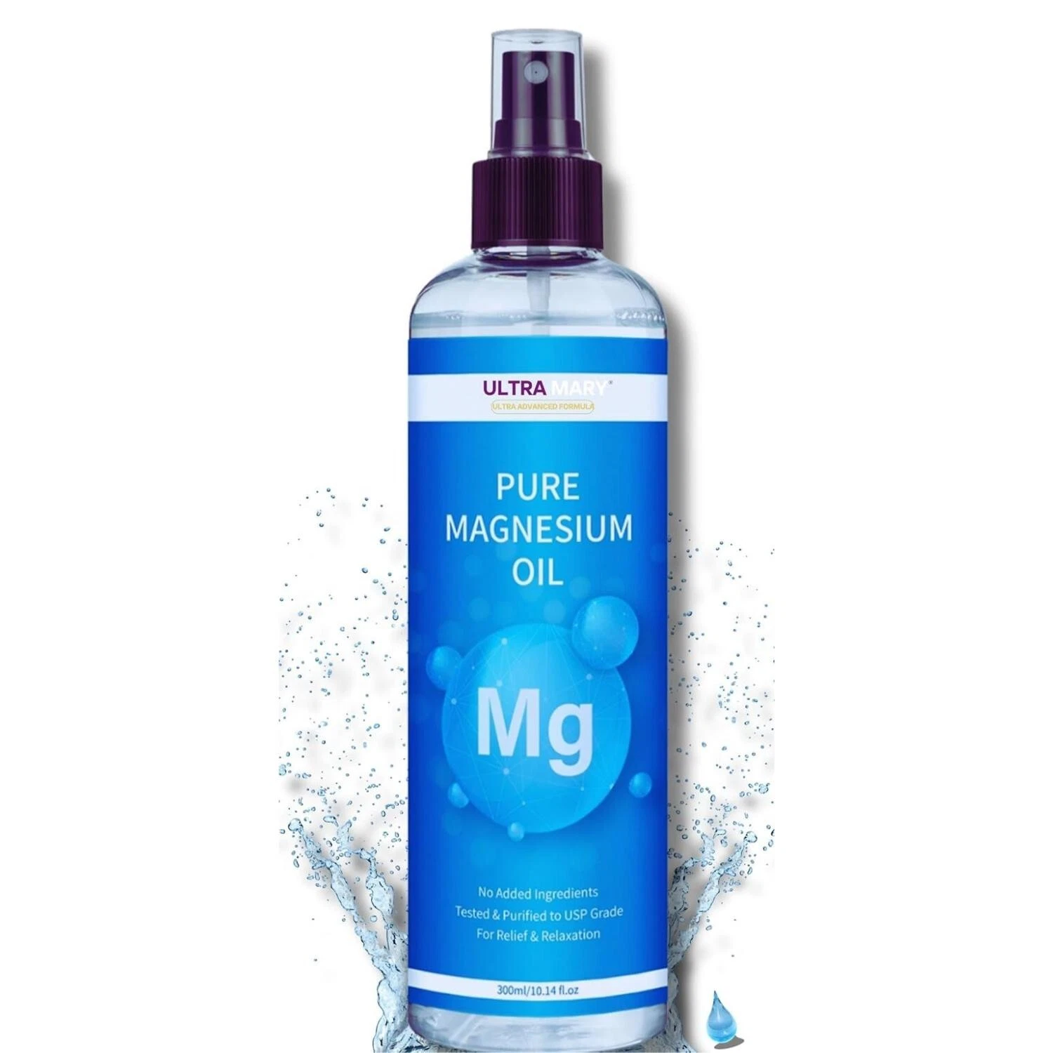 Ultra B-Experts Ultra Pure Magnesium Oil Spray 300ml USP Grade Rapid Absorption