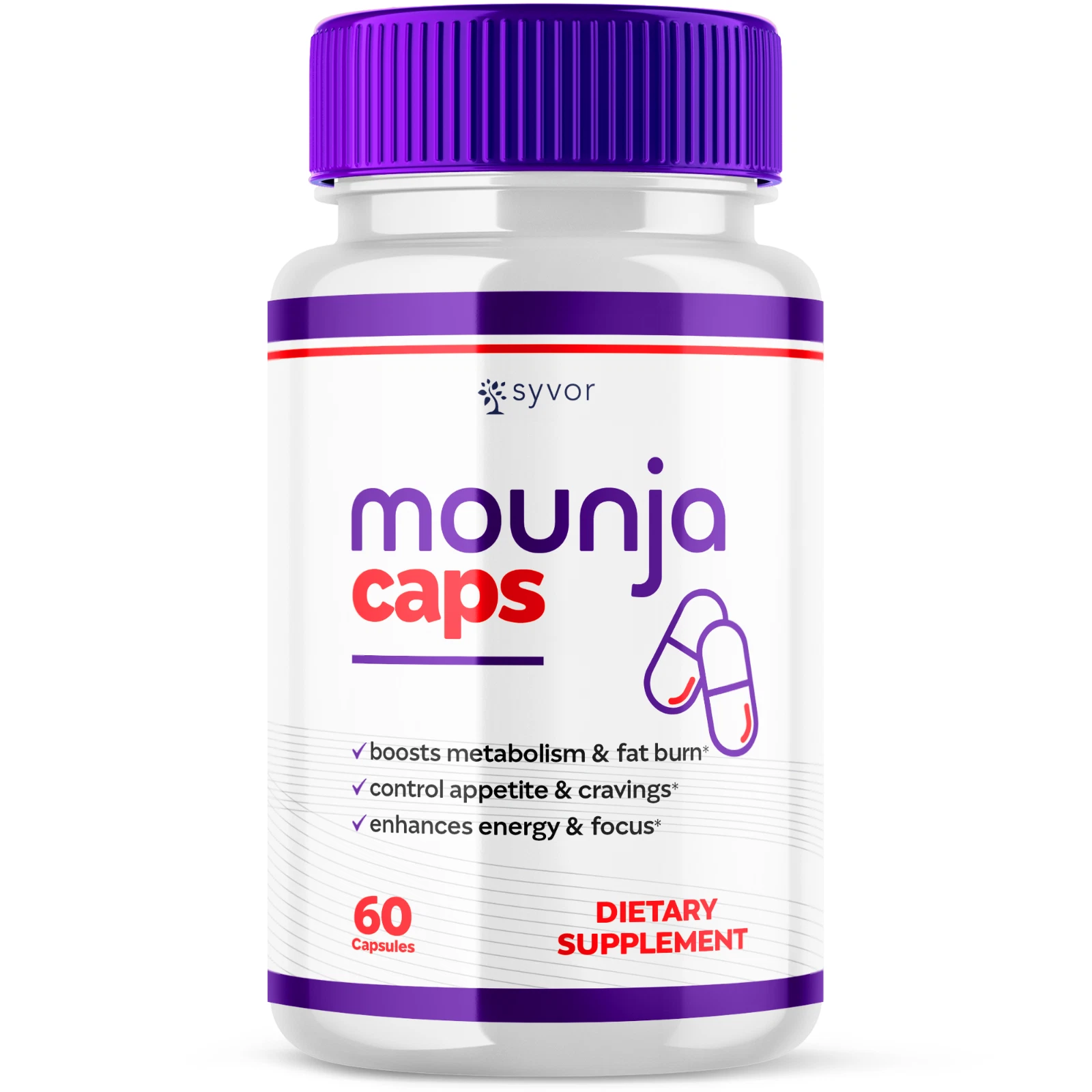 Mounja Caps Advanced Vitamin Formula Fitness Support Daily Wellness 60 Capsules