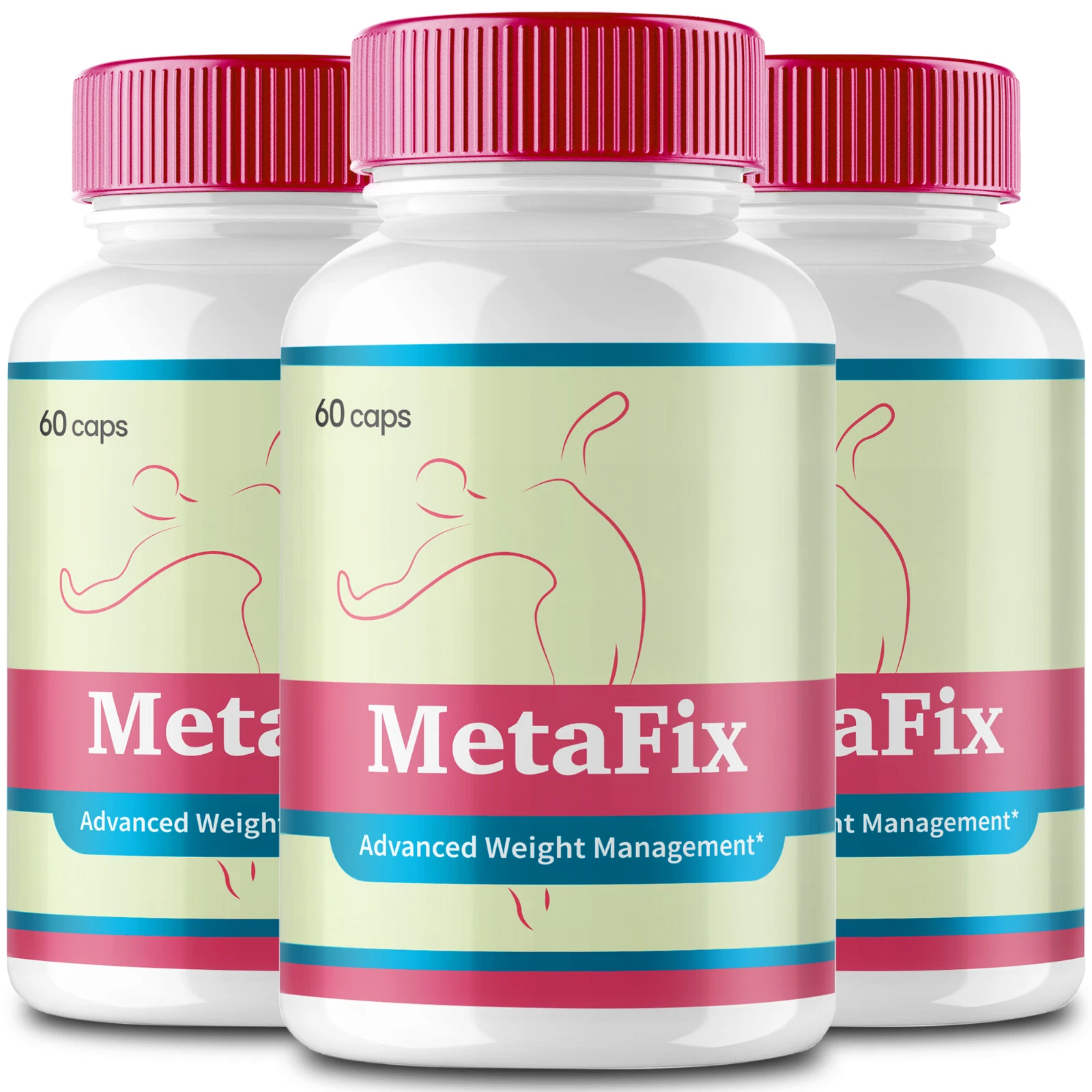 (3 Pack) Metafix Advanced Weight Loss Pills to Aid Fat Burning & Metabolism