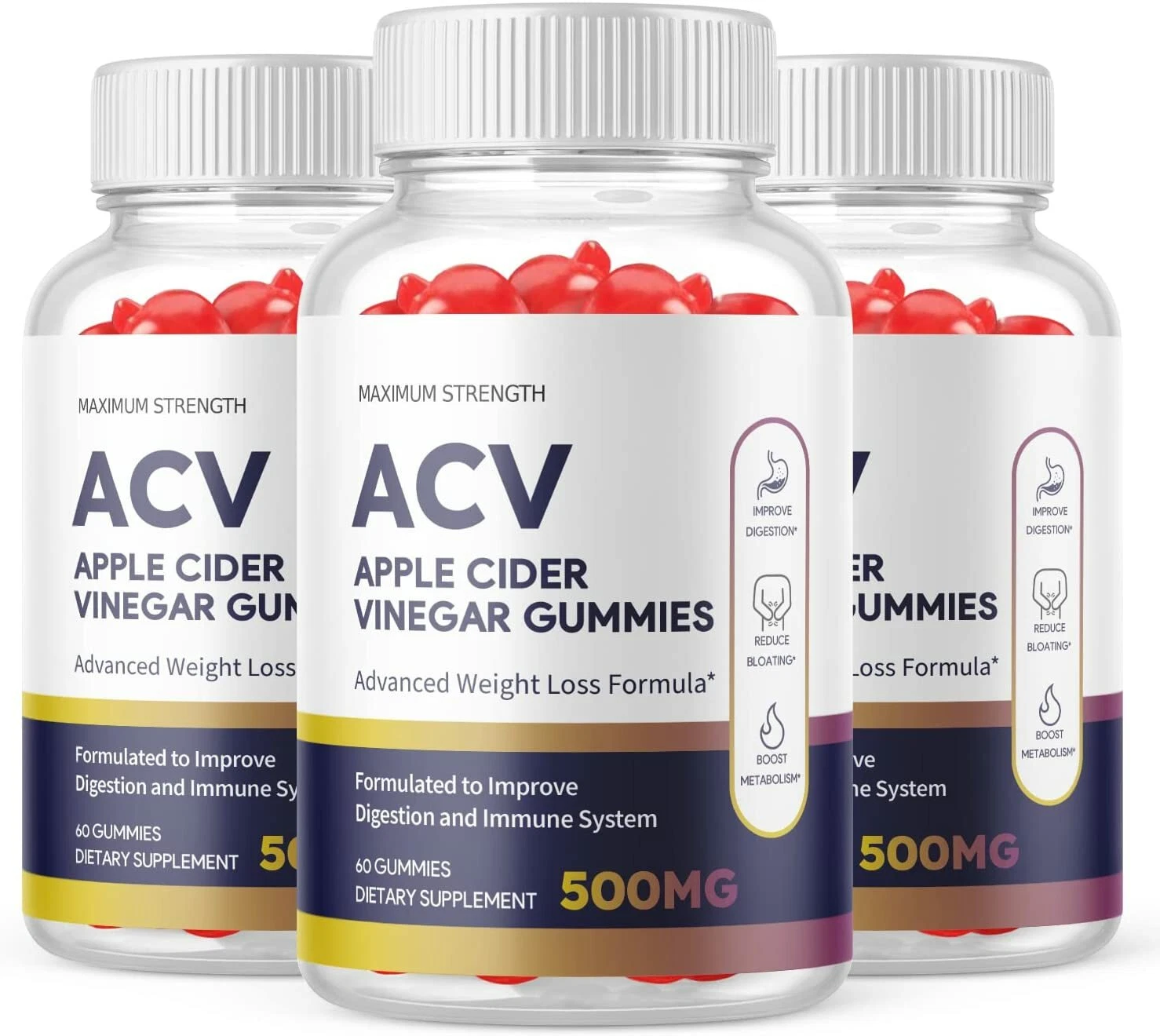 3-Keto Start ACV Gummies, Weight Loss,Fat Burner,Appetite Suppressant Supplement