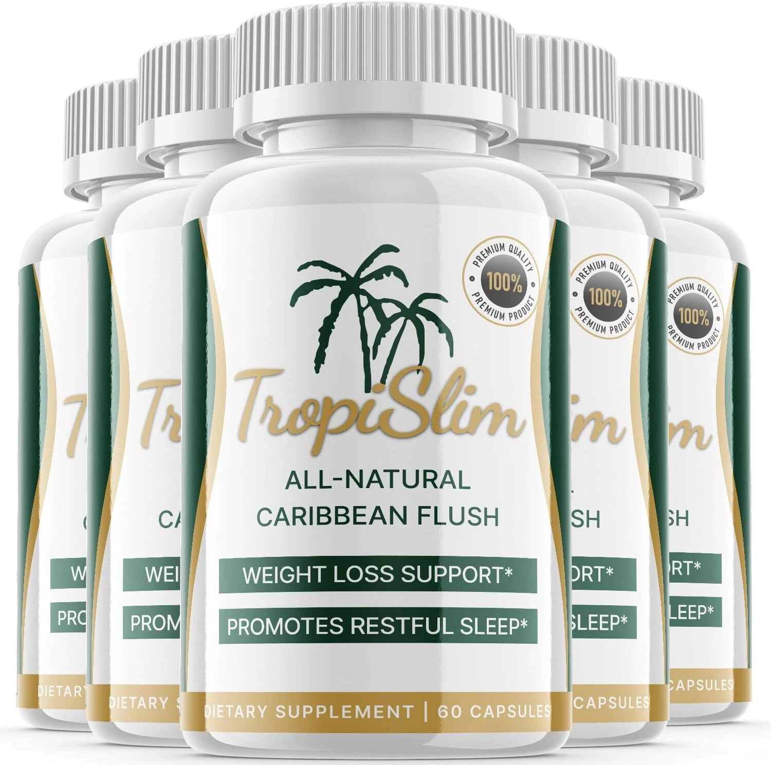 Tropislim Keto Capsules - Tropislim Supplement For Weight Loss ORIGINAL - 5 Pack