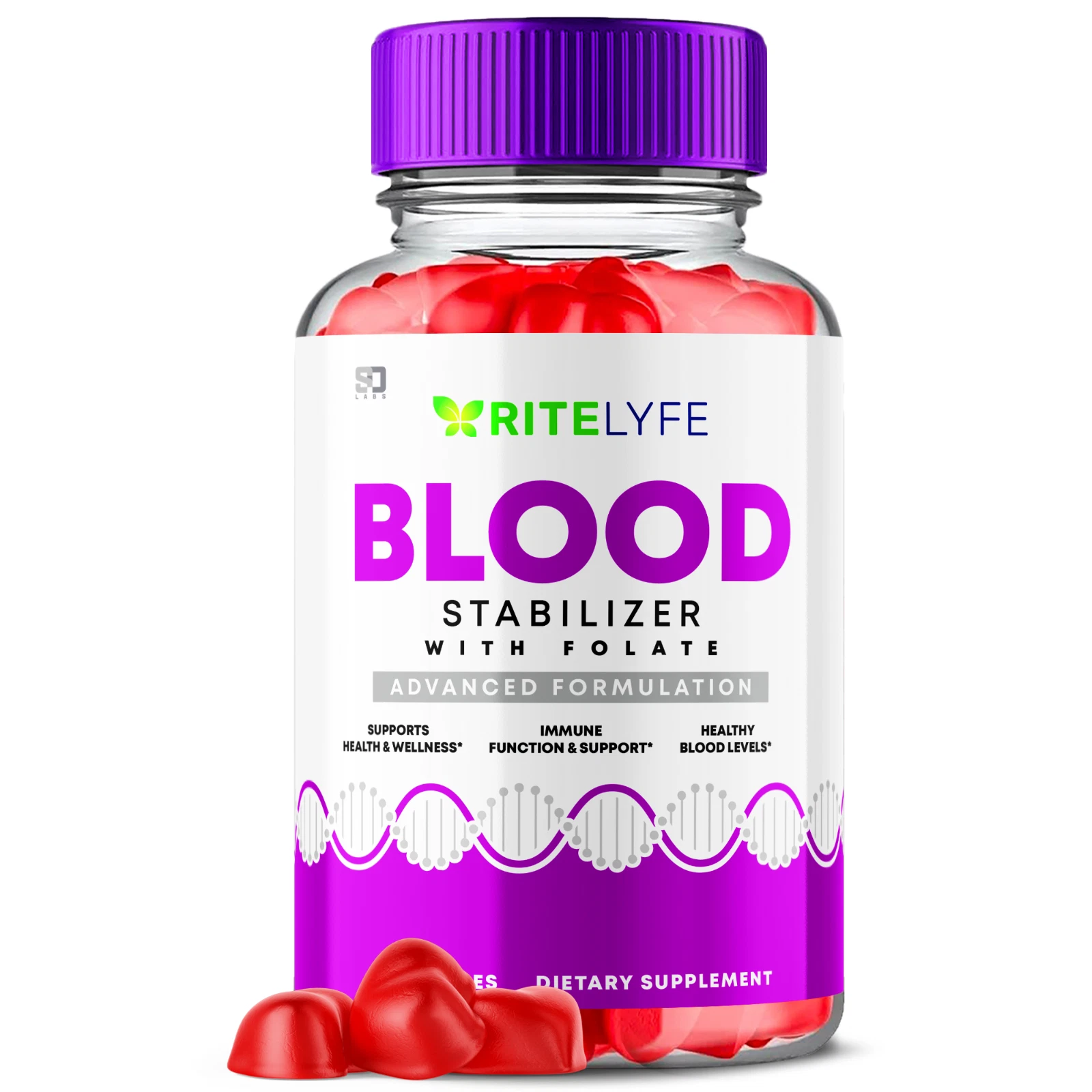 RiteLyfe Blood ACV Gummies - Advanced Blood Health Support Formula - 60 Gummies