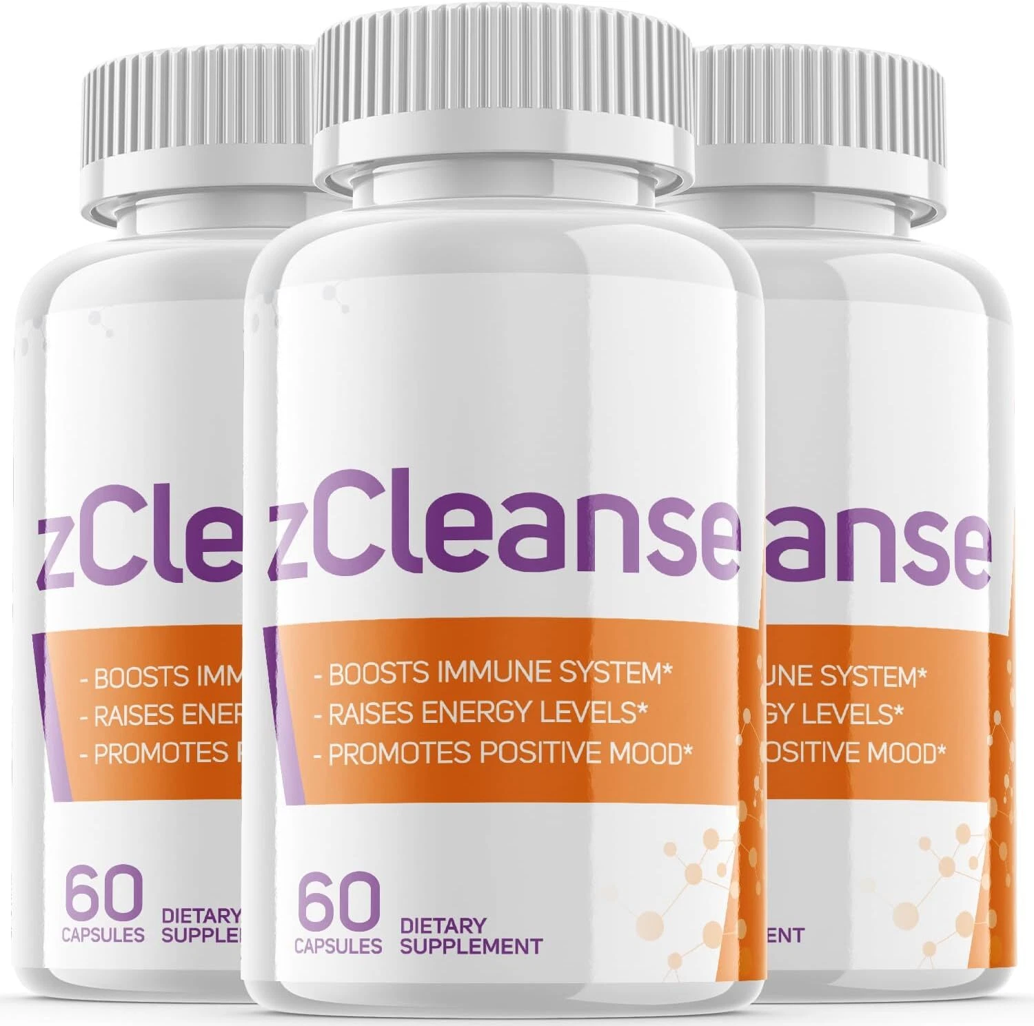 zCleanse Pills - zCleanse Supplement Boosts Immunity & Energy Level - 3 Pack