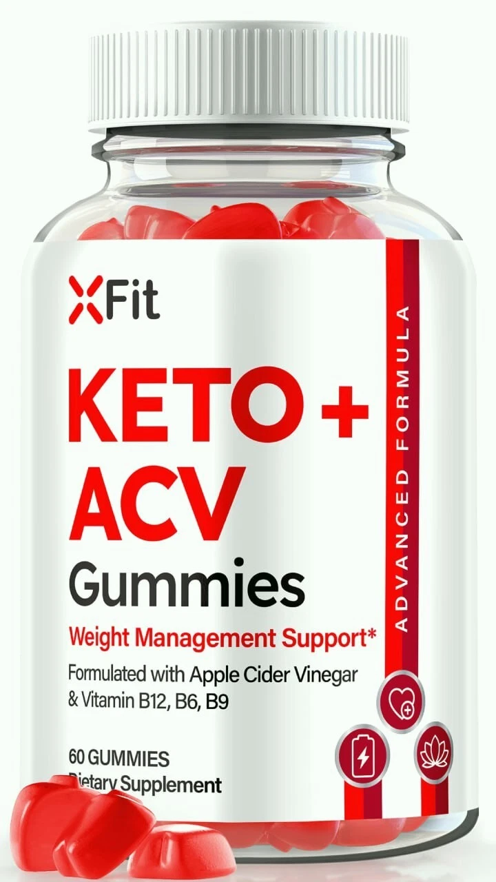 XFit Keto + ACV Gummies, X Fit Advanced Weight Loss Support for Energy 60ct