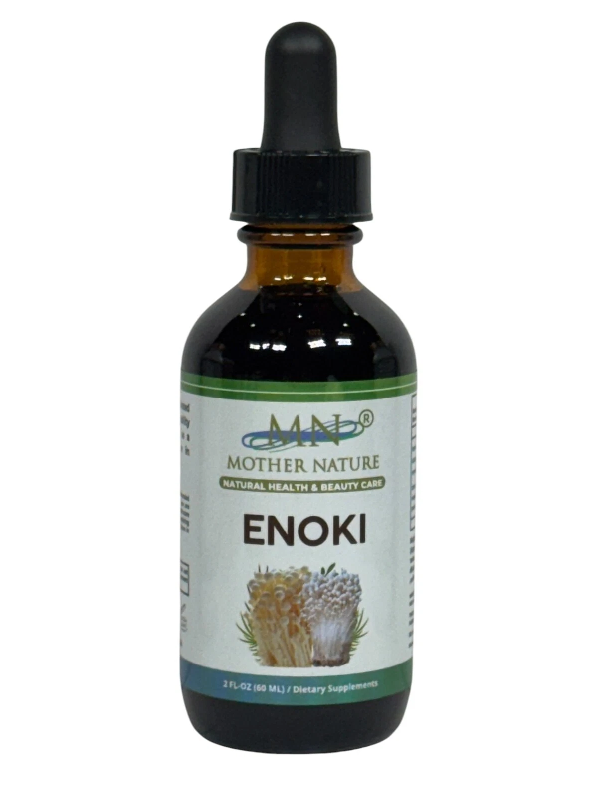 Mother Nature Enoki Mushroom Anti Aging Dietary Supplements - 60 ML