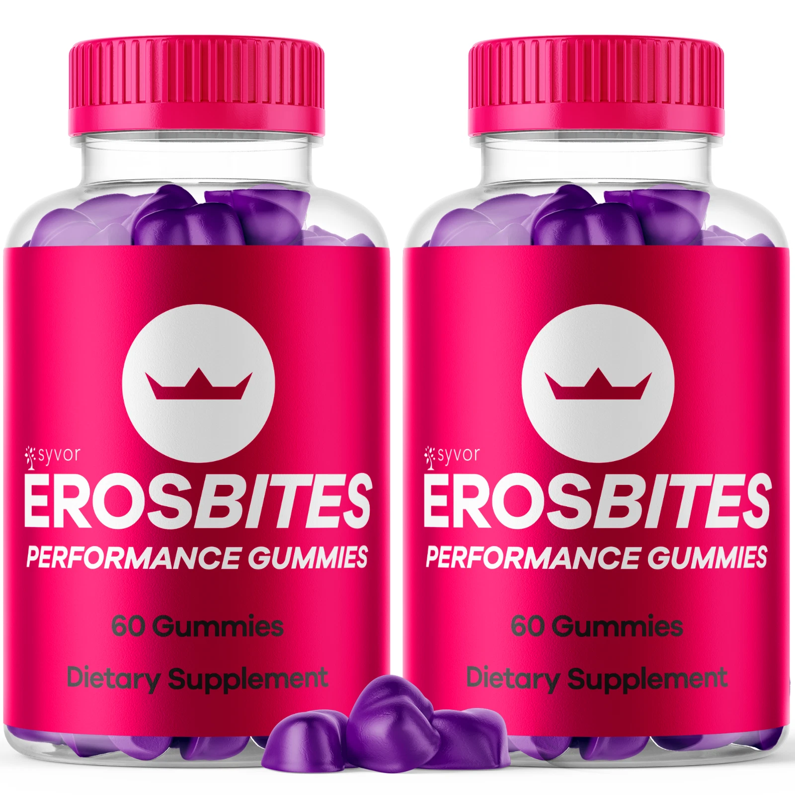 Eros Bites Gummies for Men Max Strength Formula Vitamin Supplement 120 Gummies