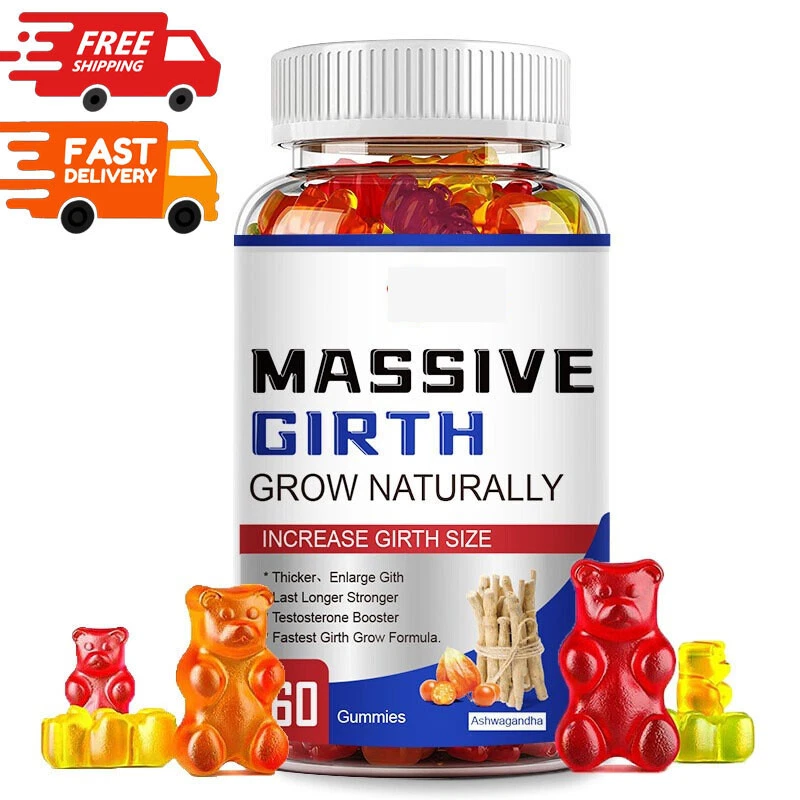 Male Enhancement Gummies Booster & Thicker Last Longer Stronger Bigger 60 Gummy