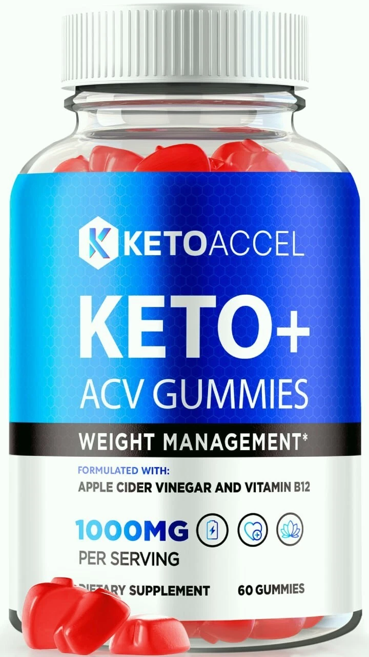 Ketoaccel Keto + ACV Gummies, Keto Accel for Advanced Weight Loss 60ct