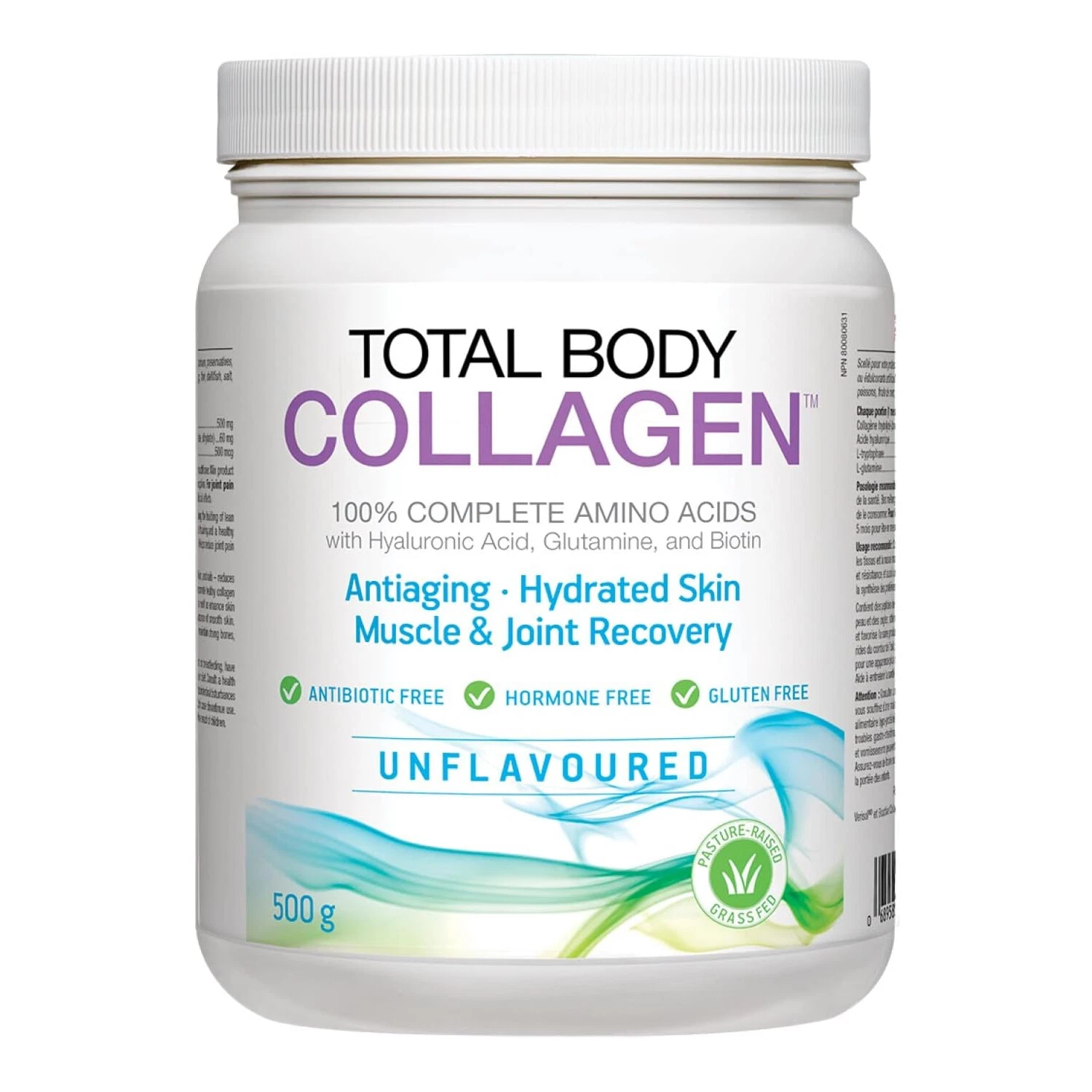 Natural Factors Total Body Collagen Powder,BioactivePeptides,Unflavored,1lb1Oz