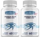(2 Pack) Awaken XT Pineal Capsules for Physical and Mental Focus (120 Capsules)