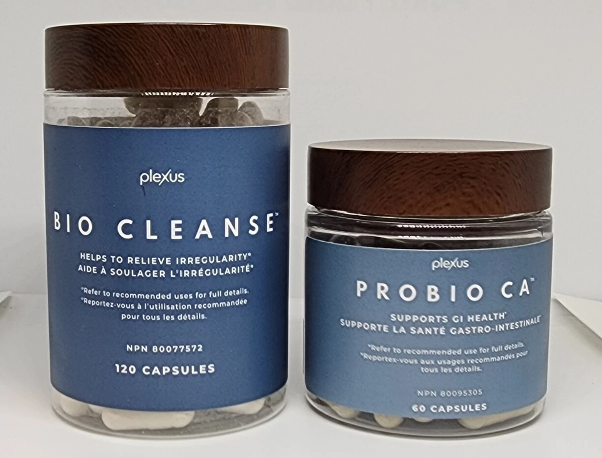 Plexus Bio Cleanse & ProBio CA Gut Health Sealed 180 capsules Expiration 02/2027