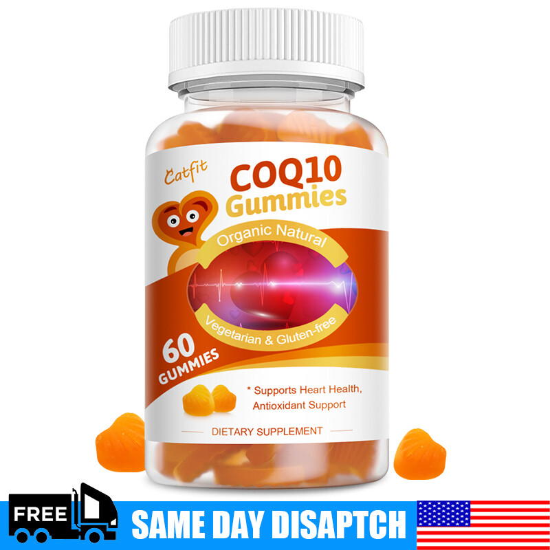 Coenzyme Q10 Gummies Natural Heart Health Support - High Absorption CoQ10 500mg